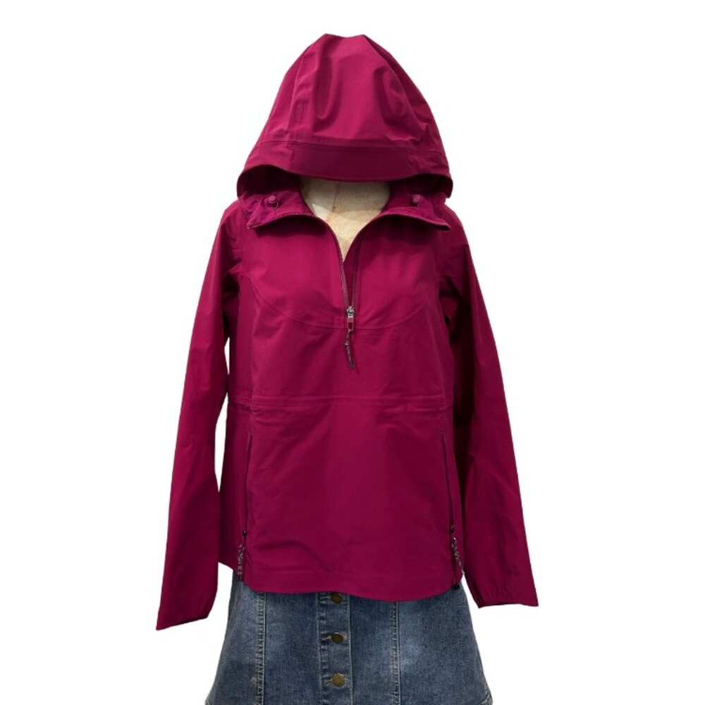 Lululemon Raspberry Water-Repellent Windproof Hooded Pullover Jacket